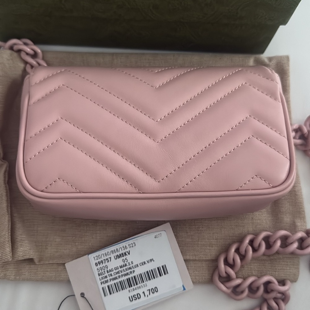Gucci GG Marmont Belt Bag pink Msrp $1700+ tax
95cm - Picture 4 of 6